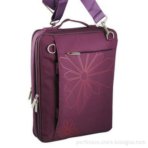 Ladies' Laptop Bag with Silkscreen Logo Printing, Convenient Carrying on Both Shoulder and Hand